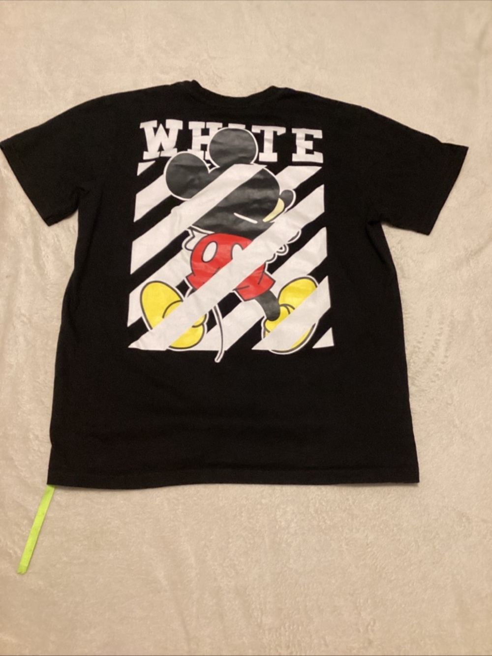 WHIT Black Tee with Red & Yellow Character Print